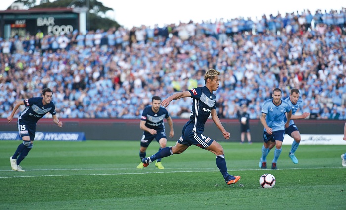 試合を決めるPKの場面ではさすがの勝負強さを見せた(Photo: Moto)