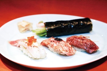 締めは旬の魚を使ったすし4品