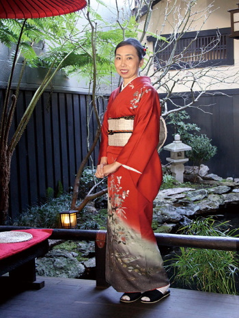 着物を通して日本文化の理解促進に貢献したいと語るゲスナー多恵さん(Photo: Riko Mizumura)
