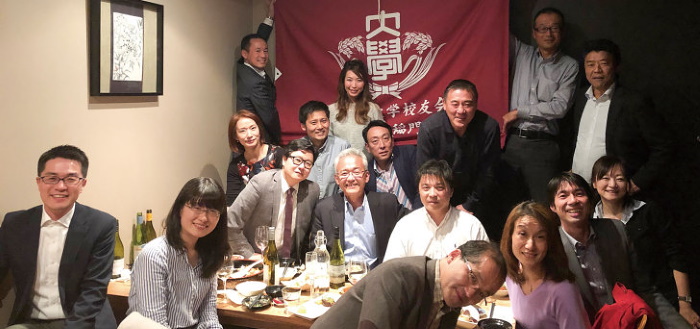 シドニー稲門会に集まった皆さん