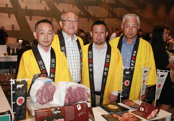 和牛の魅力を伝える近江牛輸出振興協同組合の皆さん