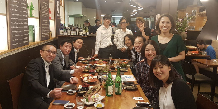 シドニー愛媛県人会の懇親会に参加された皆さん