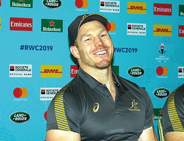 今大会で代表引退を表明したデビット・ポーコック選手