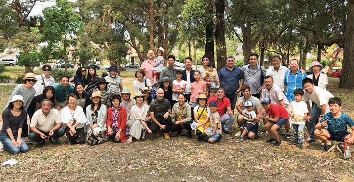 福岡県人会のBBQ会に参加した皆さん