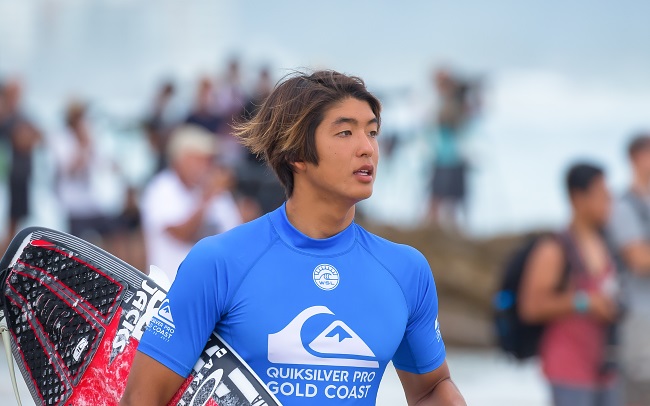 日本人選手の五十嵐カノア(Photo: Nino Lo Giudice)