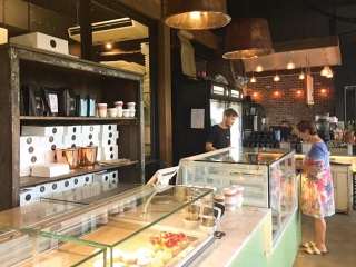 開放感のある店内