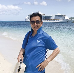 クルーズの魅力にすっかりはまったと語る新木さん
