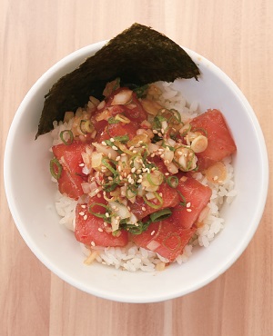 「Spicy Tuna Rice Bowl」($13.80)