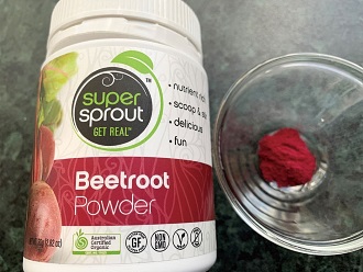 ビートルーツの粉（Web: aus.supersprout.co/product/beetroot-powder）
