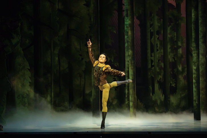 QBの今年6月の公演で『眠れる森の美女』のデジレ王子を踊る筆者（Photo: David Kelly）