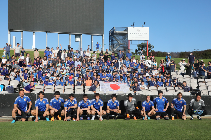 サッカー日本代表 豪州戦に向けシドニー郊外で公開練習 Nichigo Press
