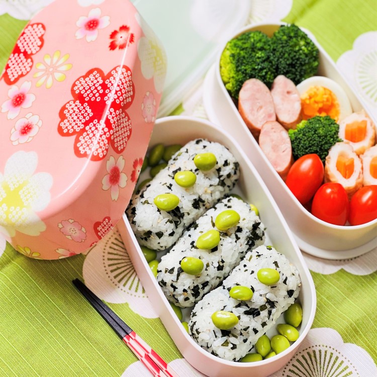 Sakura Rabbit Slim Compact Bento Box | Pink