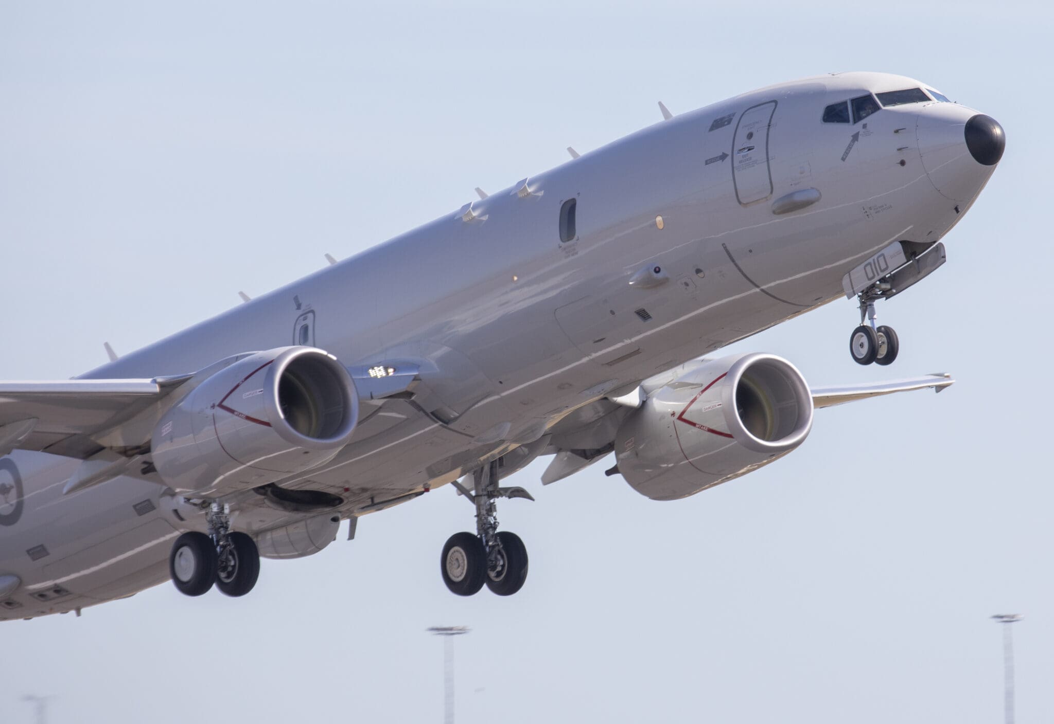 A P-8A Poseidon from No. 11 Squadron departs RAAF Base Darwin for an Ex Albatross Ausindo 23 mission. *** Local Caption *** Exercise Albatross Ausindo is a training exercise between the Royal Australian Air Force and the Indonesian Air Force (Tentara Nasional Indonesia  Angkatan Udara, or TNI-AU).

It is part of a series of bilateral exercises conducted by both air forces, providing an opportunity for aviator-level engagement and knowledge exchange.

Exercise Albatross Ausindo 23 took place out of RAAF Base Darwin in the Northern Territory between 20-24 May 2023 and included RAAF P-8A Poseidon and TNI-AU Boeing 737 maritime patrol aircraft.