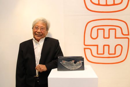 1Hiroe-Swen-at-her-2018-solo-exhibition-by-Kazuko-Sakamoto