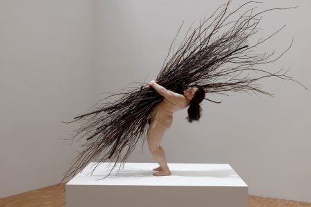 Ron Mueck 'Woman with Sticks' 200910, mixed media, 170 × 183 × 120 cm, Collection Fondation Cartier pour lart contemporain, Paris, acquired 2013 © Ron Mueck, photo: Gautier Deblonde

***These images may only be used in conjunction with editorial coverage of the Ron Mueck: Encounter exhibition at the Art Gallery of New South Wales, 6 December 2025  12 April 2026, and strictly in accordance with the Terms of access to these images  see https://www.artgallery.nsw.gov.au/info/access-to-agnsw-media-room-tcs/. Without limiting those Terms, images must not be cropped or overwritten; prior written approval in writing is required for use as a cover; caption details must accompany reproductions of the images; and archiving is not permitted. ***

Media contact: media@ag.nsw.gov.au