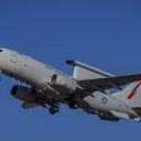 An E-7A Wedgetail departs for a mission during Exercise Arnhem Thunder 25 from RAAF Base Darwin.