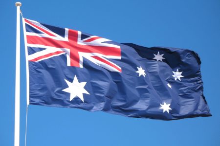 Australianflagatnewport