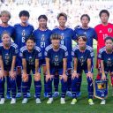 Japanese players pose for a team photo before the AFC Women's Asian Cup Australia 2026 Quarter Final match between Japan and Philippines at Stadium Australia on Mar 15, 2026 in Sydney, Australia