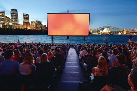 St. George  OpenAir Cinema 2015, Mrs Macquaries Road, Sydney 07.01.2015